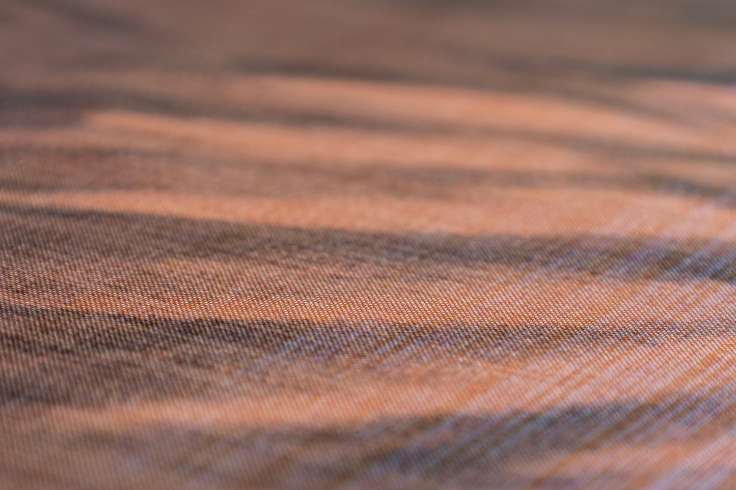Iridescent Metallic Italian Chiné - Green / Peach