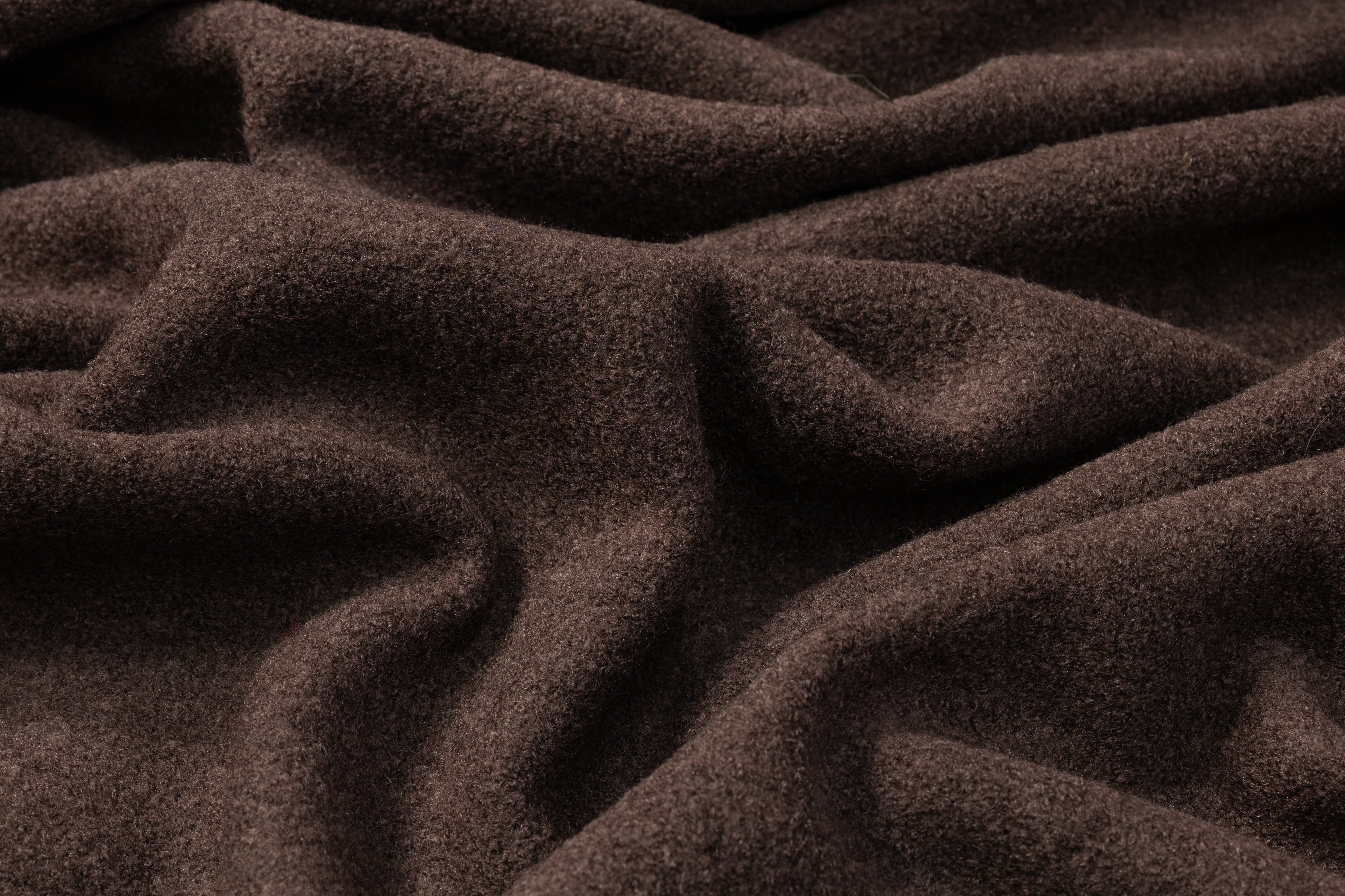 Boiled Wool - Brown