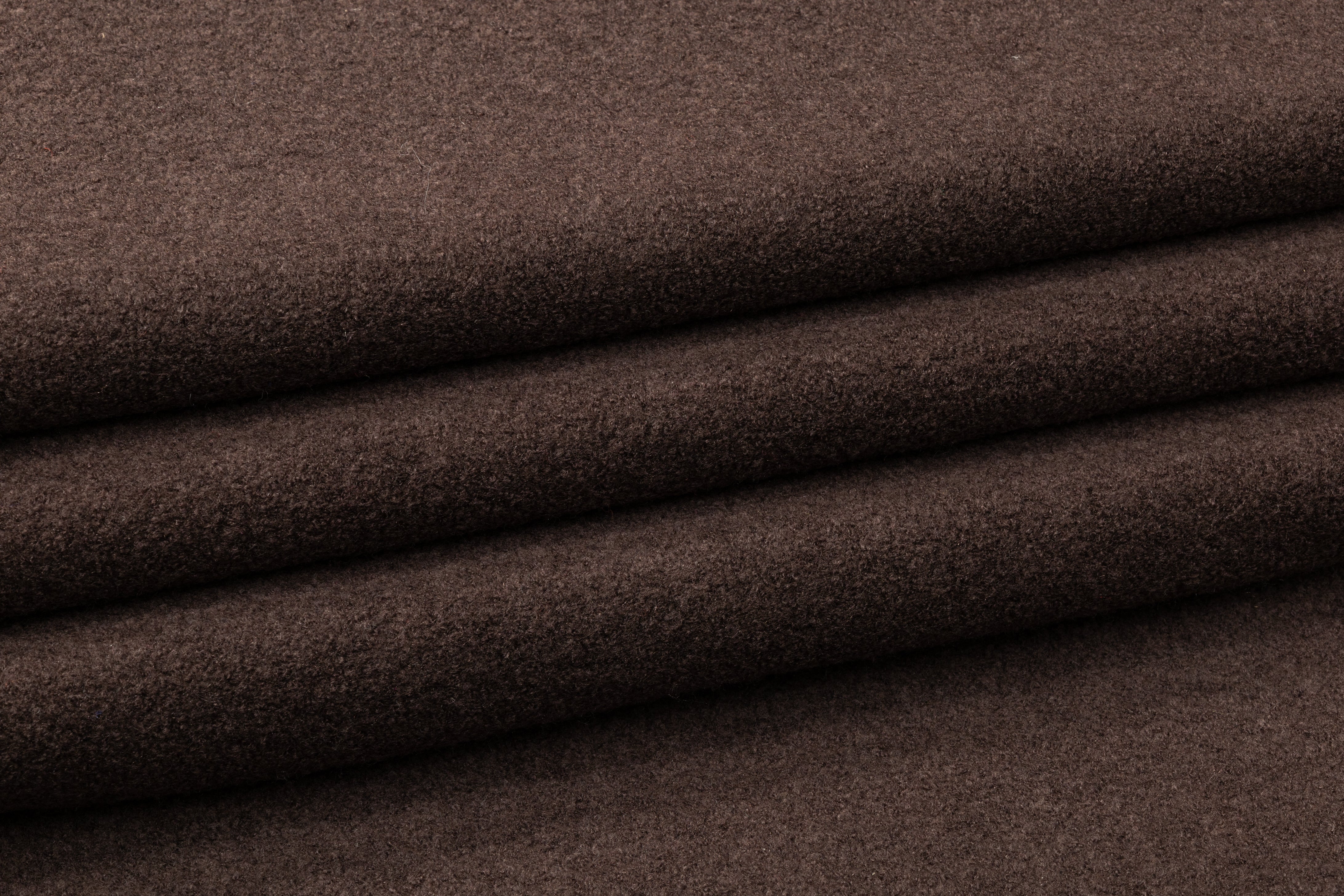 Boiled Wool - Brown