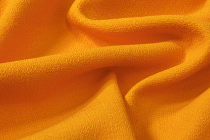 Double-Faced Wool Crepe - Mustard Yellow