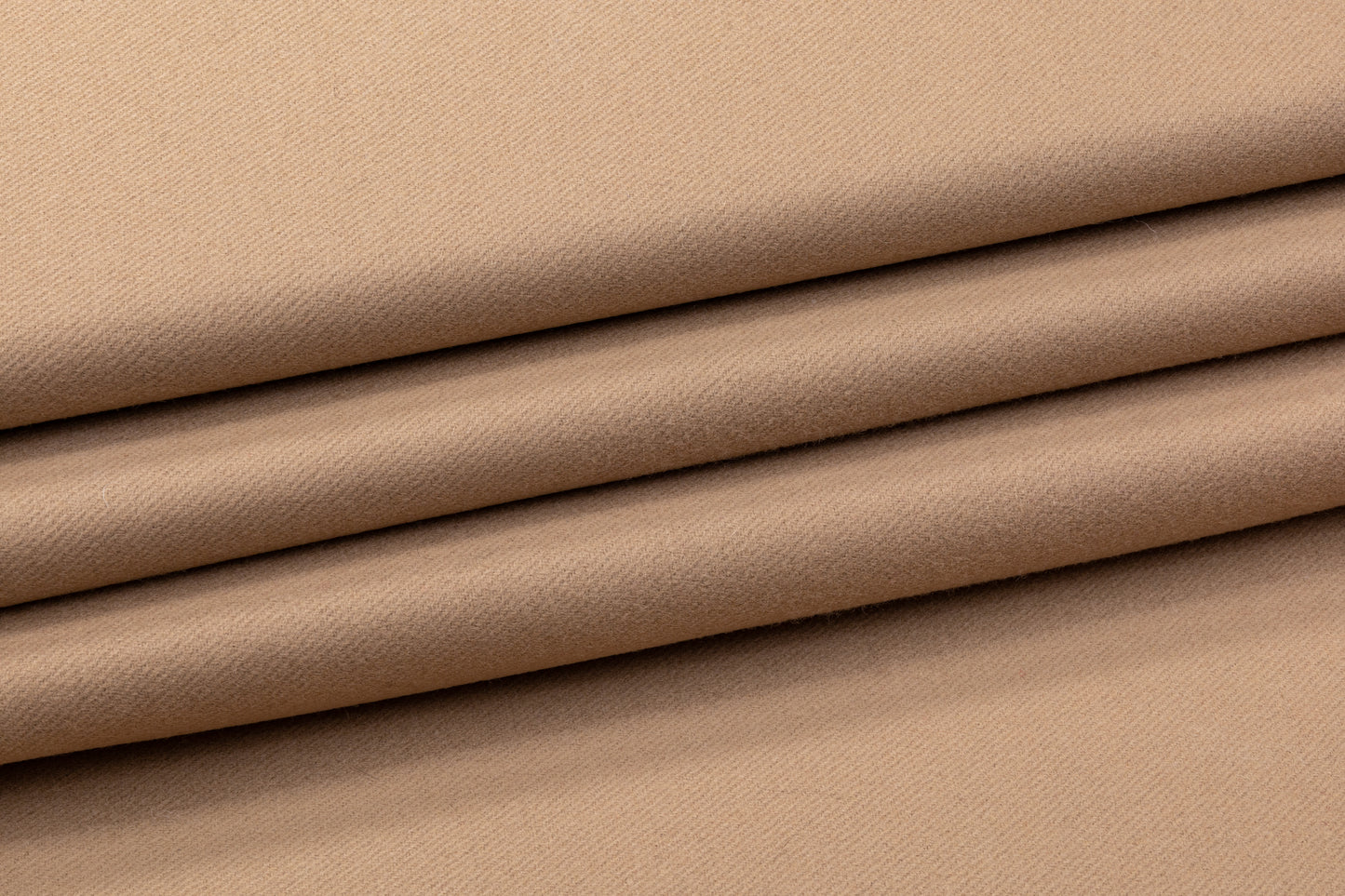 Double-Faced Melton Wool Coating - Sand