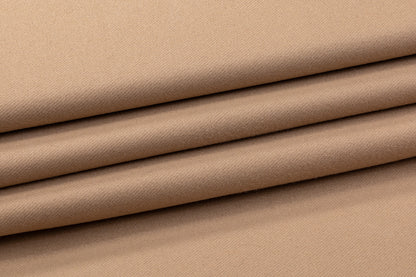 Double-Faced Melton Wool Coating - Sand