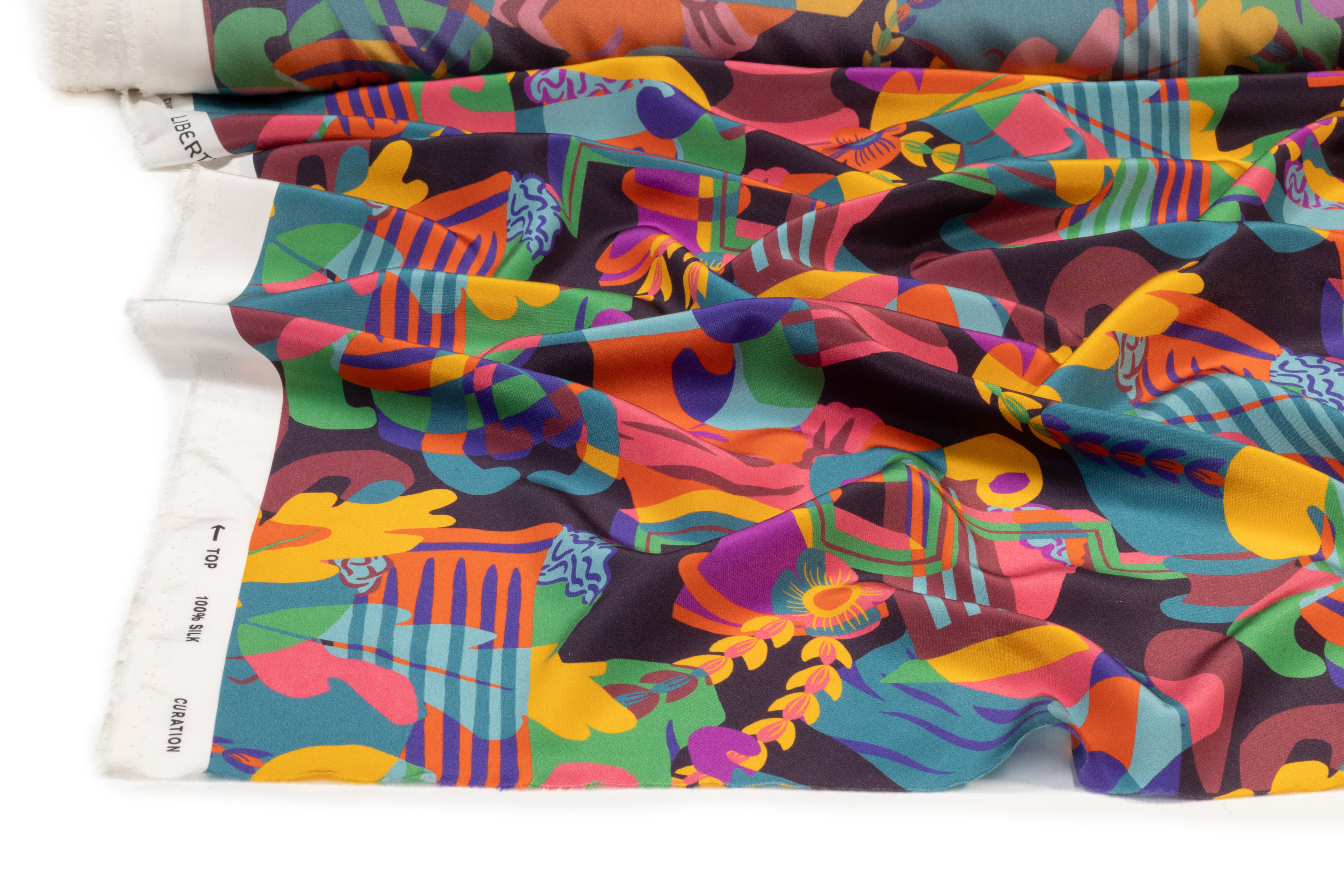 Liberty Fabrics - Italian Silk Crepe de Chine - Multicolor
