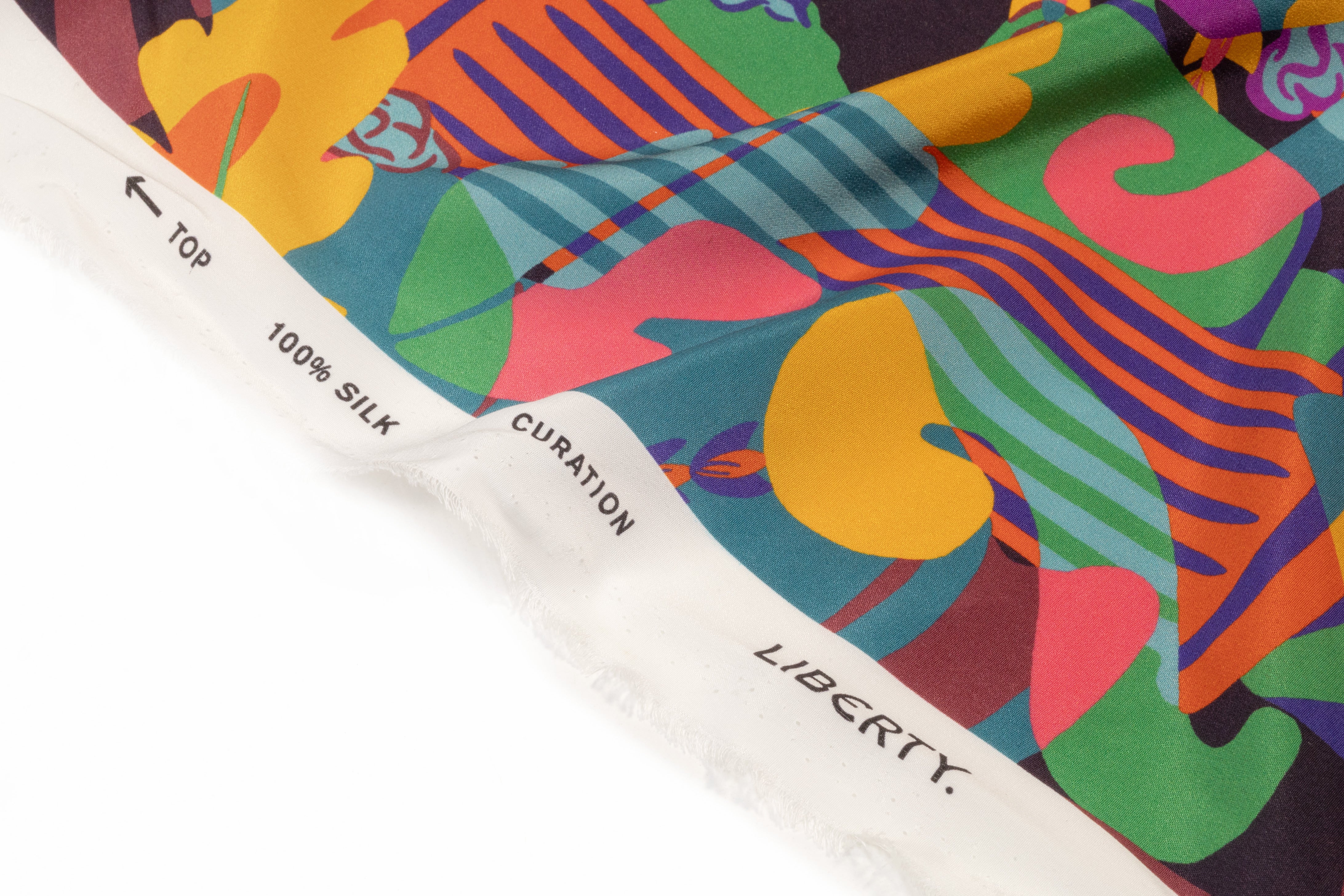 Liberty Fabrics - Italian Silk Crepe de Chine - Multicolor