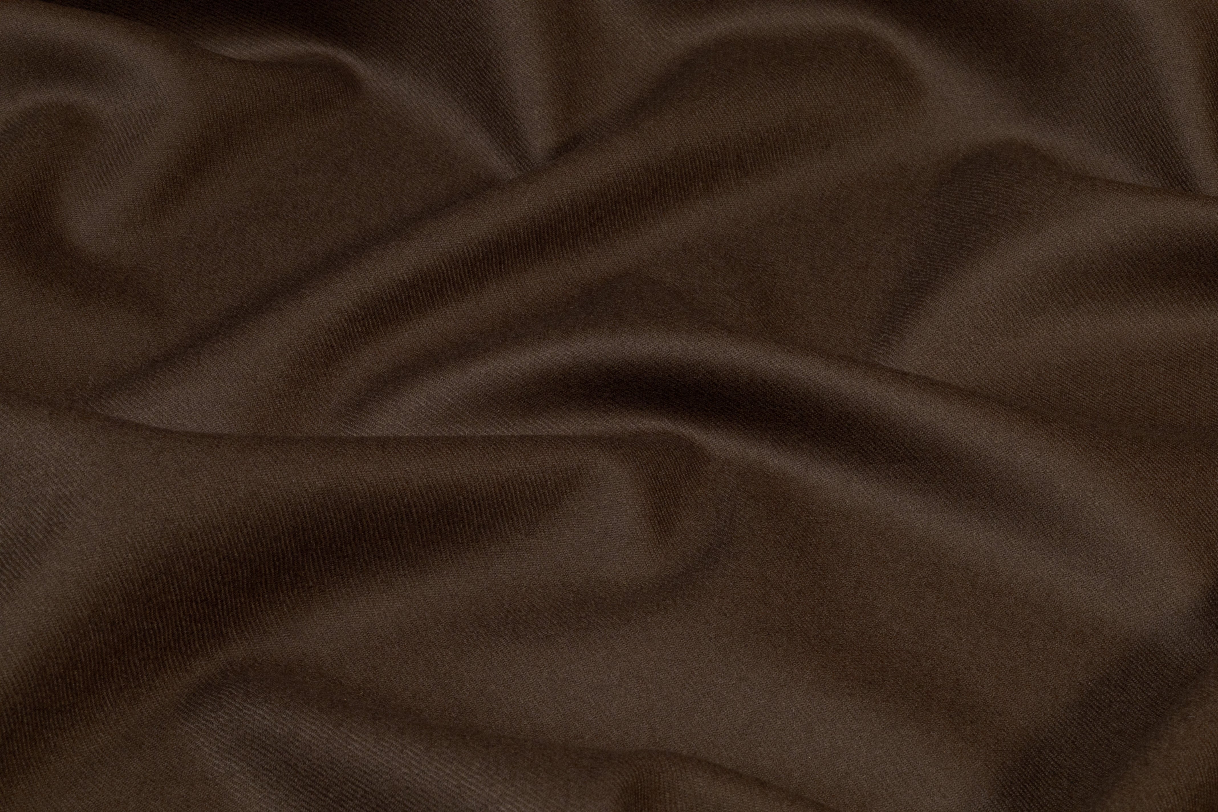 Italian Wool Twill Flannel - Brown