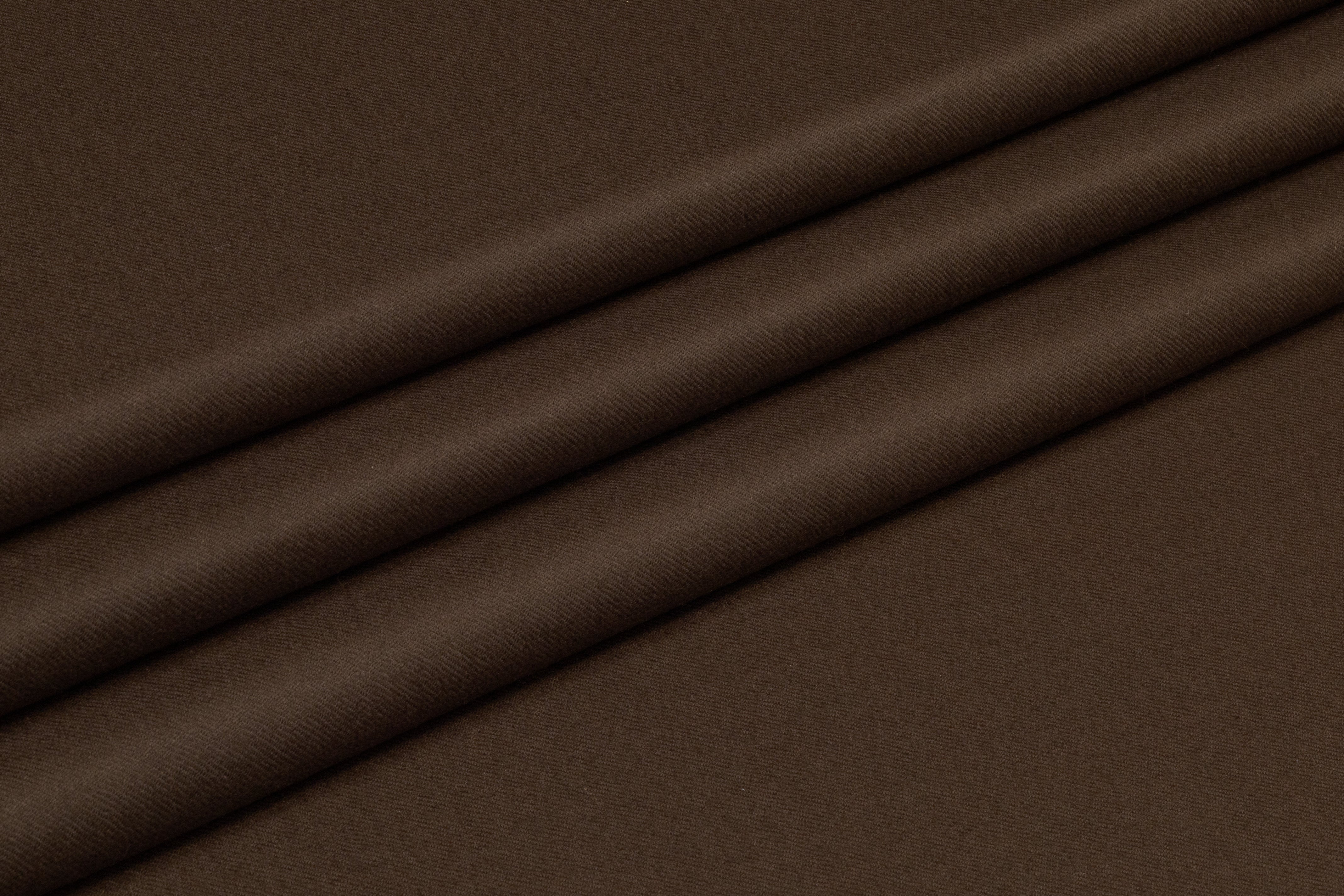 Italian Wool Twill Flannel - Brown
