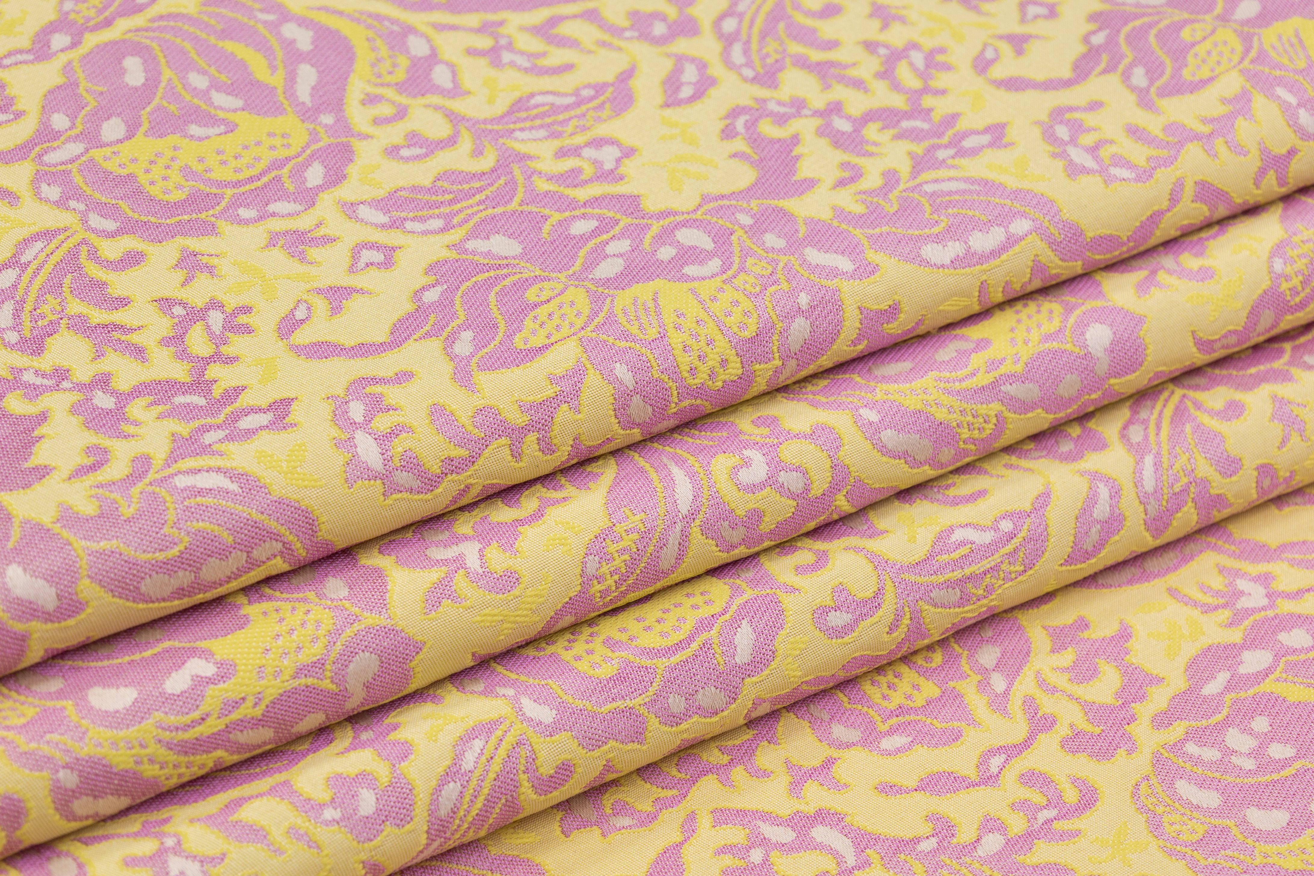 Etro - Floral Italian Cotton Brocade - Pink / Yellow