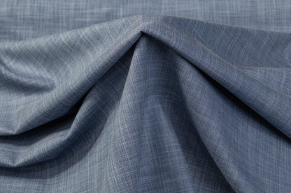 Italian Wool Suiting - Denim Blue
