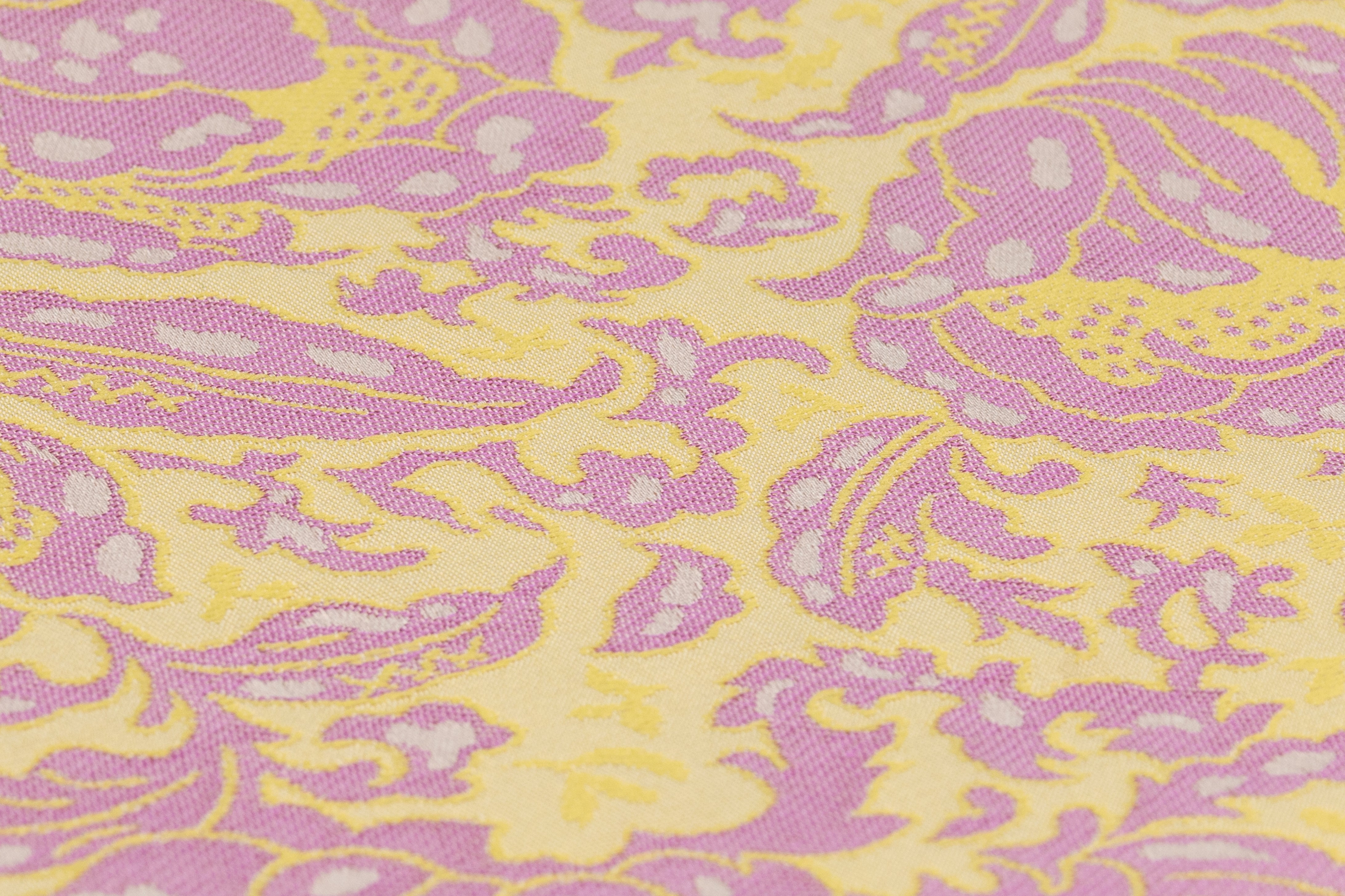 Etro - Floral Italian Cotton Brocade - Pink / Yellow