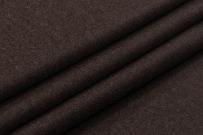 Italian Wool Flannel Suiting - Brown