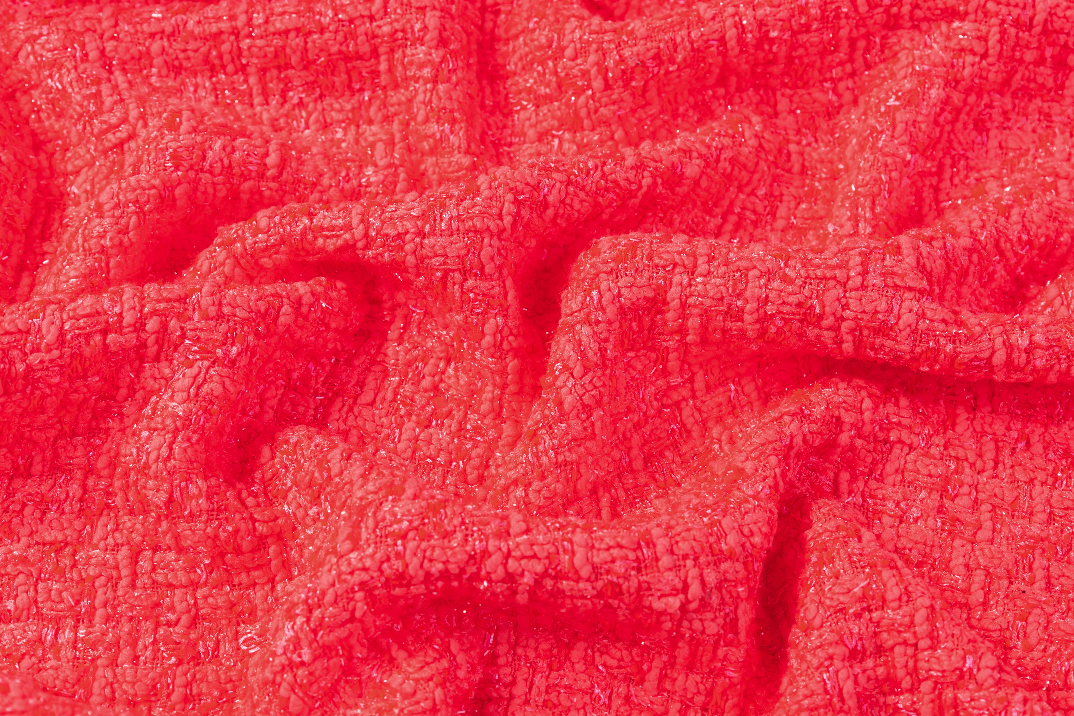 Metallic Italian Tweed - Pink