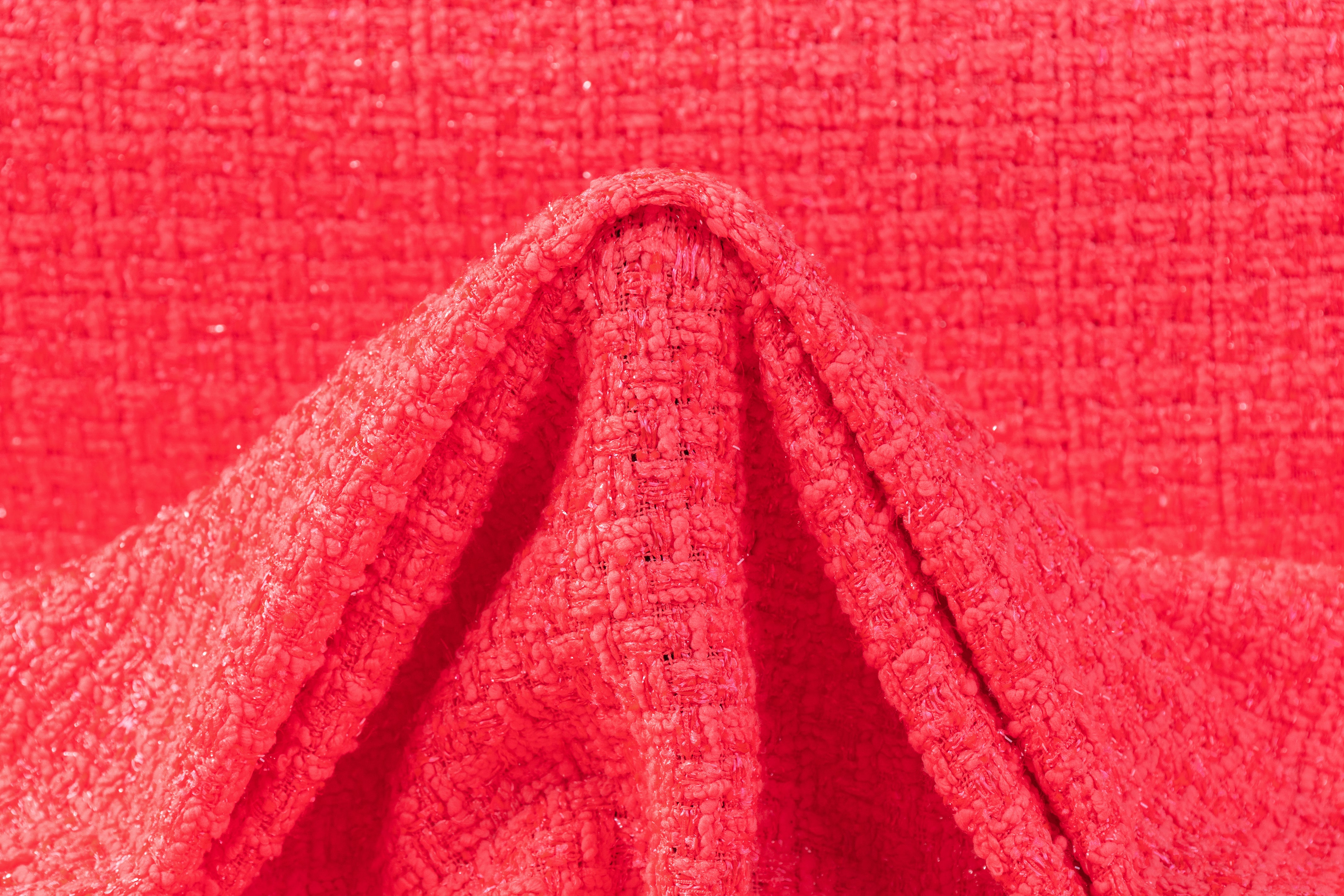 Metallic Italian Tweed - Pink