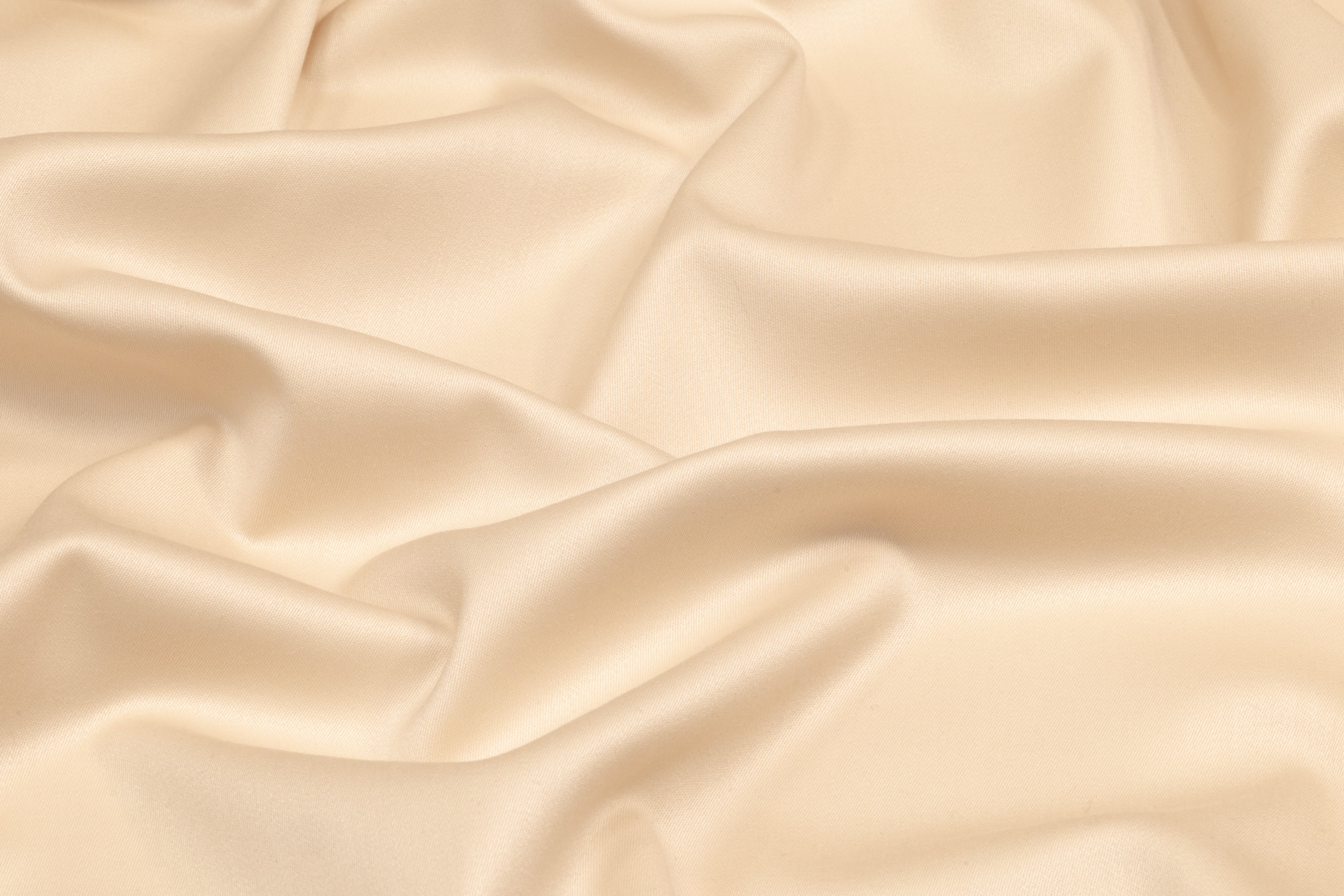 Super 150s Italian Wool Blend Satin Faille Suiting - White Sand