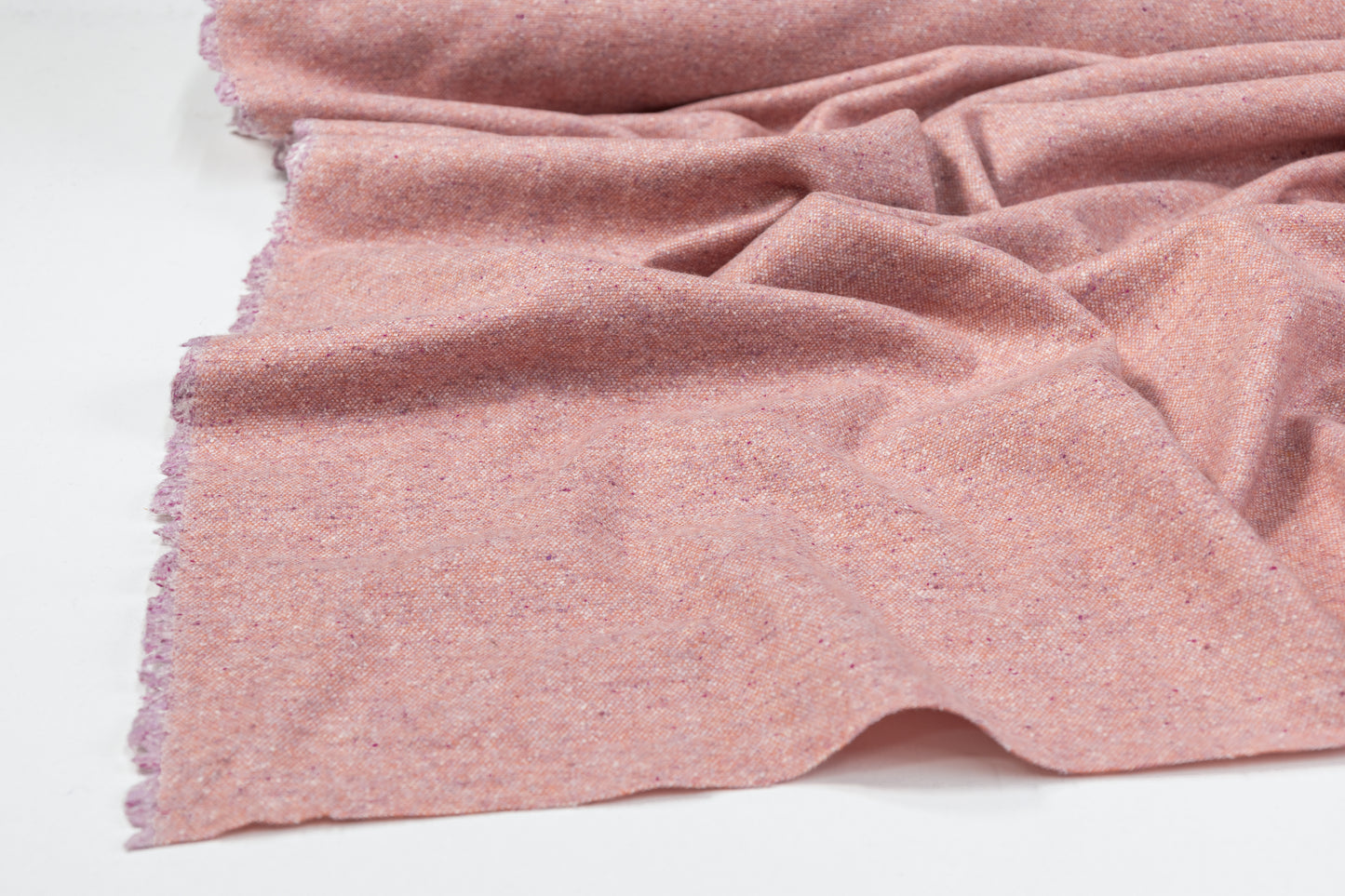 Wool Tweed Suiting - Pink