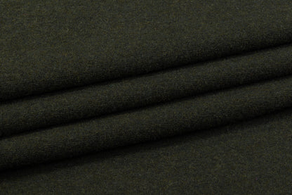 Boiled Wool Coating - Dark Green