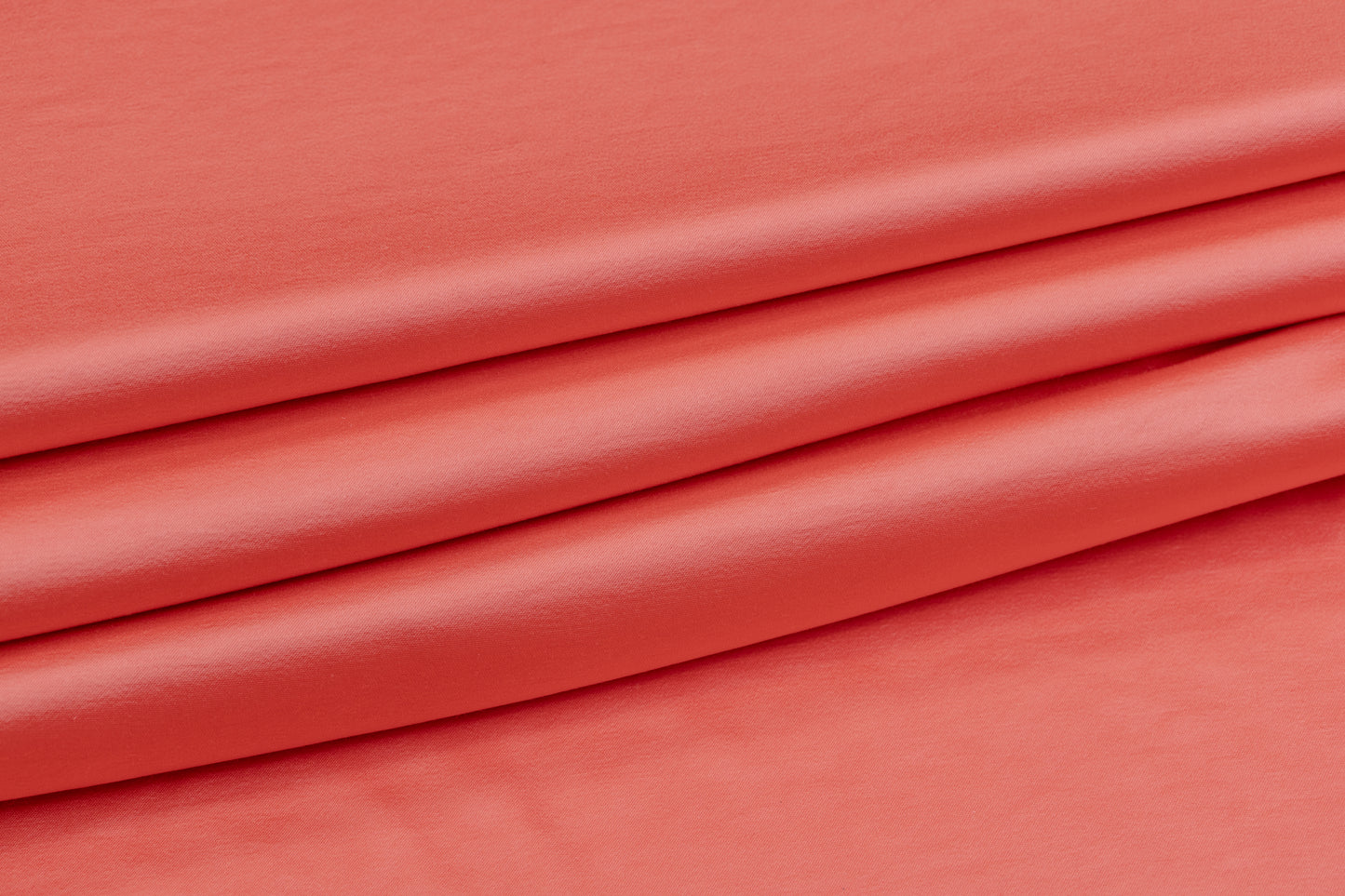 Heavy Viscose Acetate Charmeuse - Coral