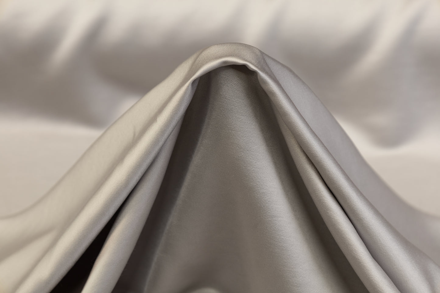 Heavy Viscose Acetate Charmeuse - Gray