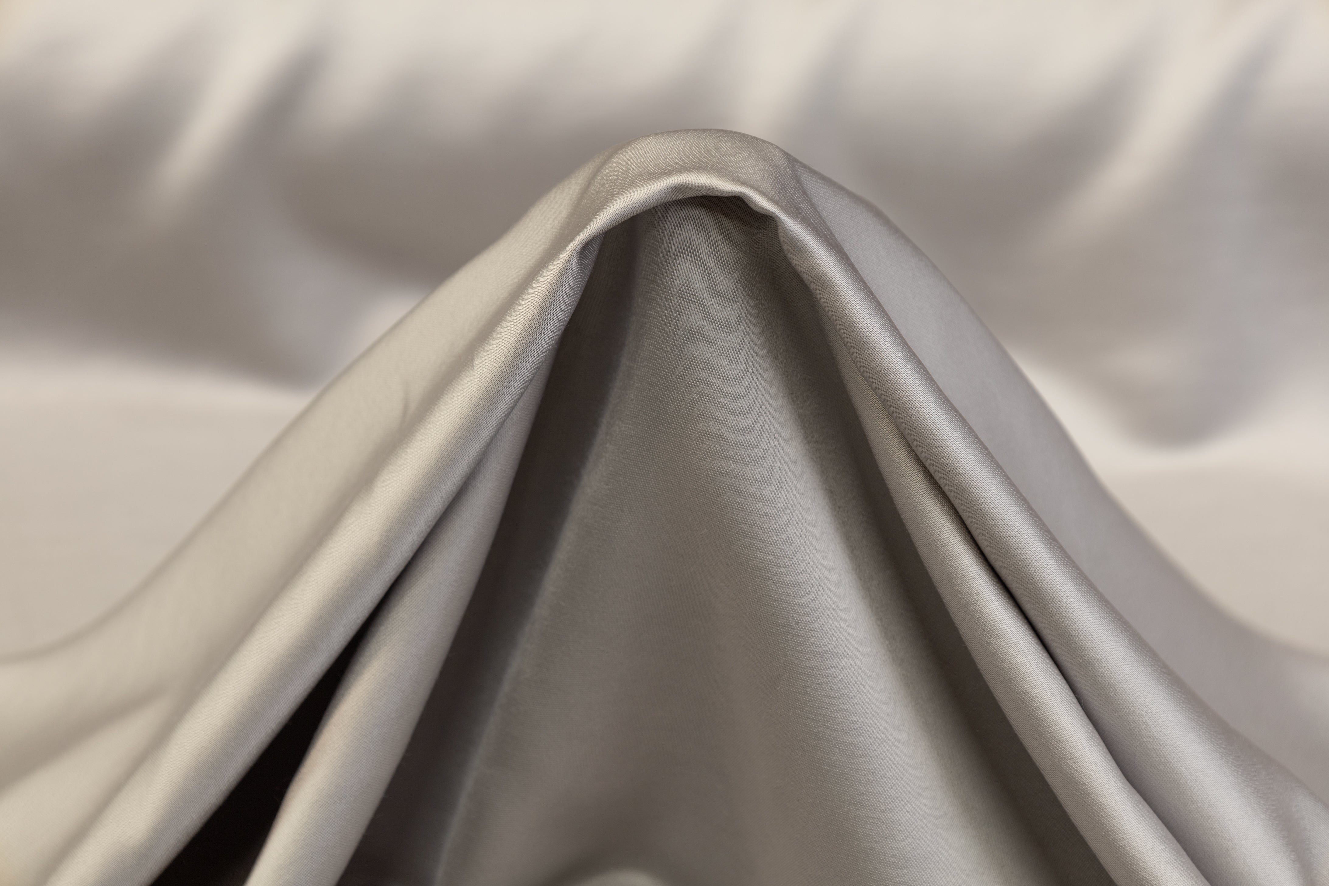 Heavy Viscose Acetate Charmeuse - Gray