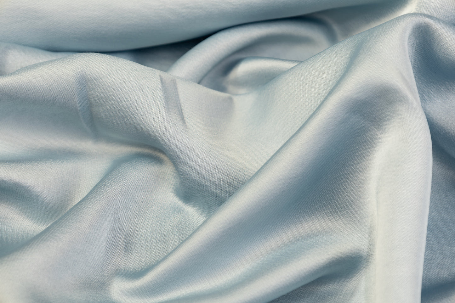 Heavy Viscose Acetate Charmeuse - Sky Blue