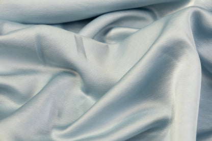 Heavy Viscose Acetate Charmeuse - Sky Blue