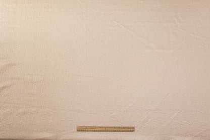 Crushed Metallic Brocade - Cream