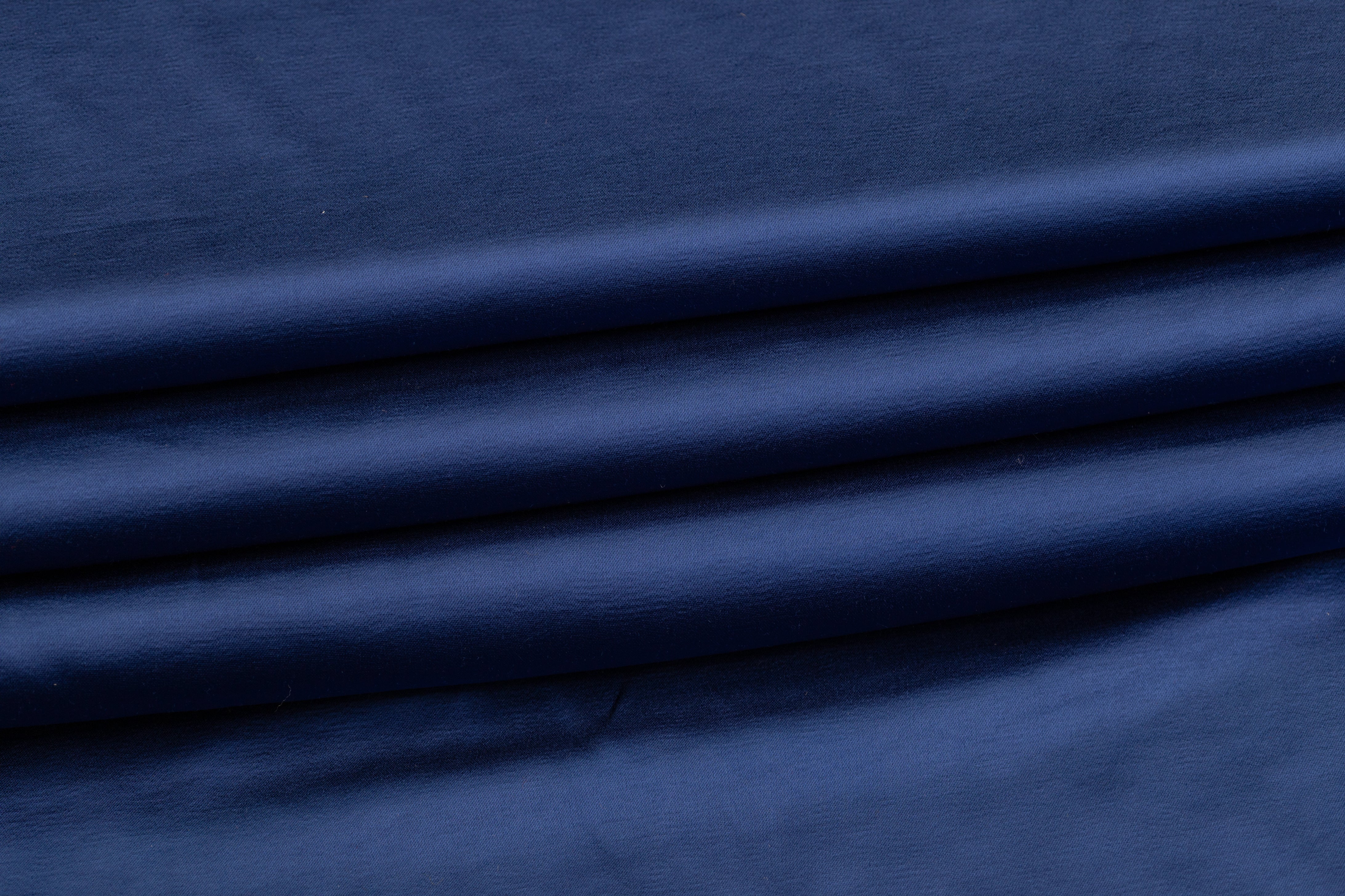 Heavy Viscose Acetate Charmeuse - Royal Blue