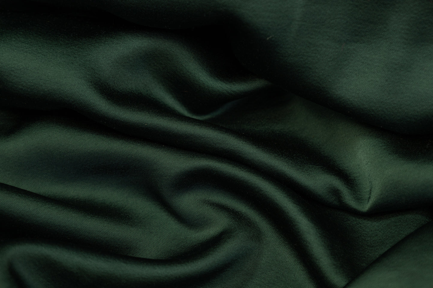 Heavy Viscose Acetate Charmeuse - Emerald Green
