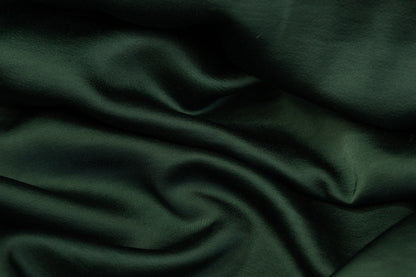 Heavy Viscose Acetate Charmeuse - Emerald Green