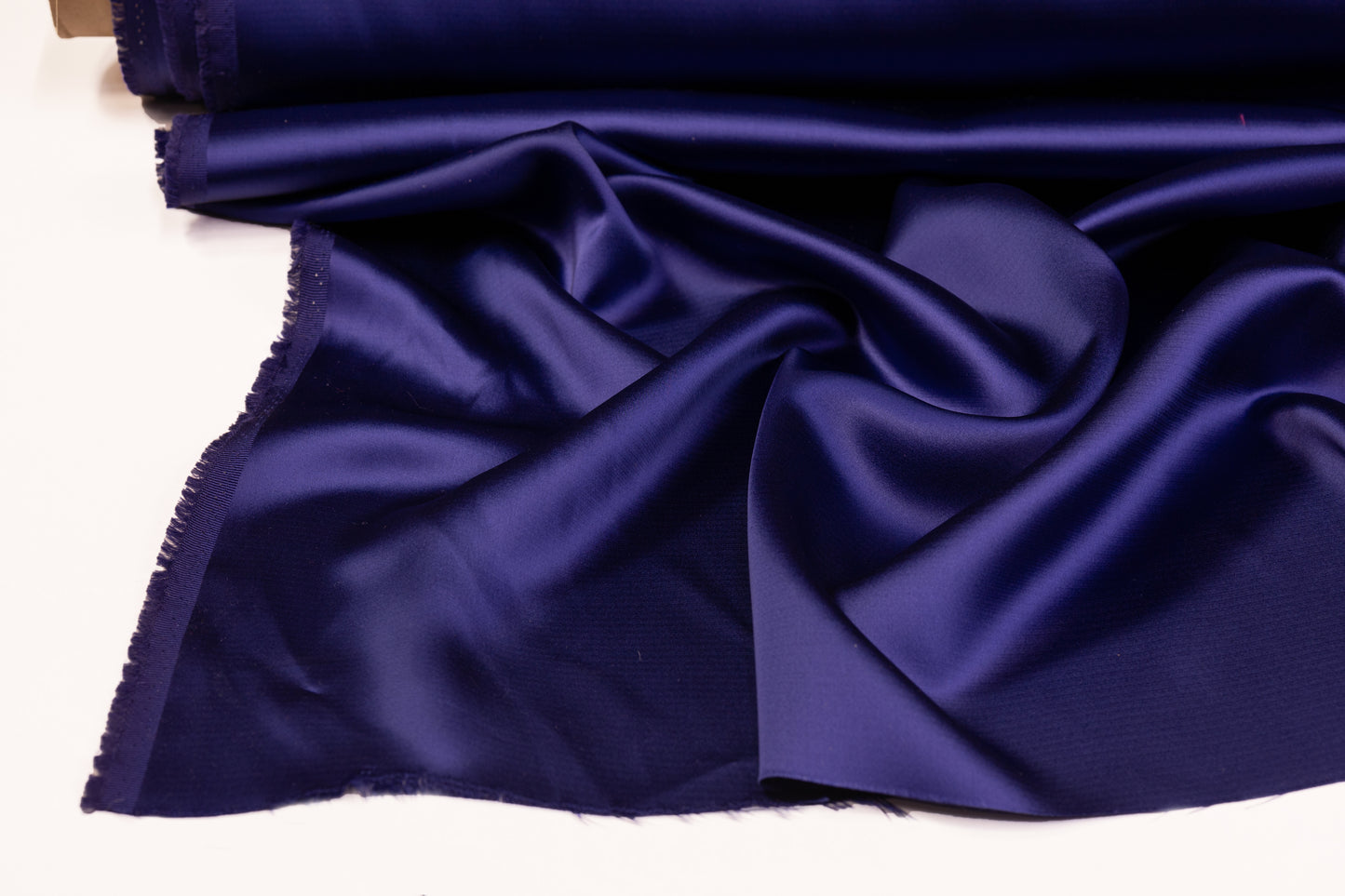 Italian Viscose Acetate Satin - Royal Blue