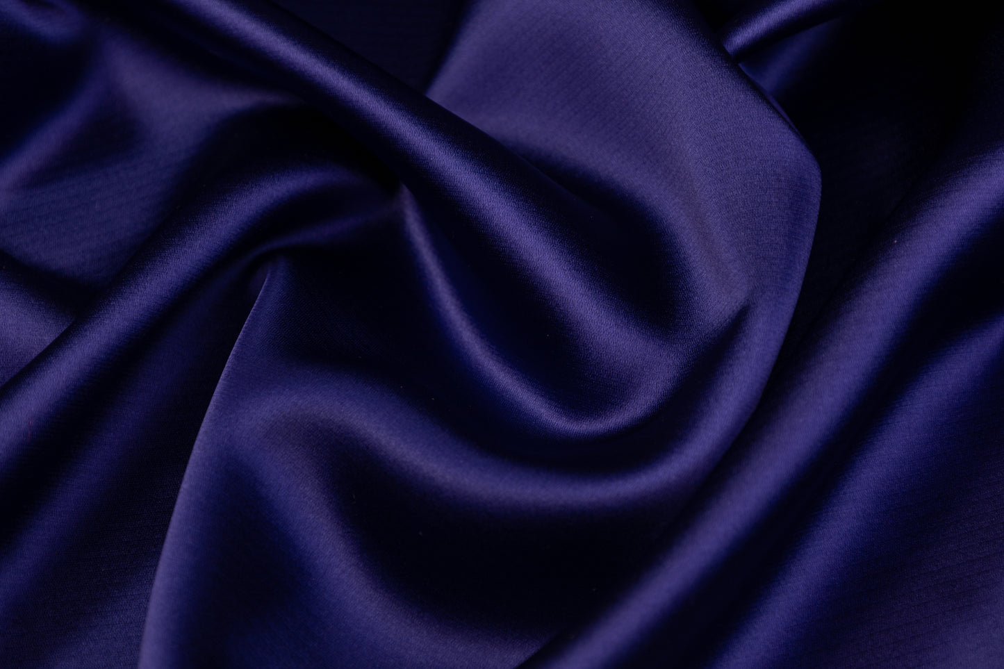 Italian Viscose Acetate Satin - Royal Blue