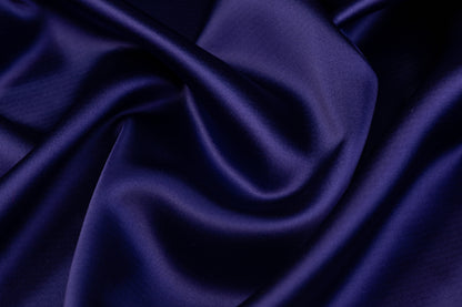 Italian Viscose Acetate Satin - Royal Blue