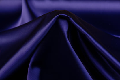 Italian Viscose Acetate Satin - Royal Blue