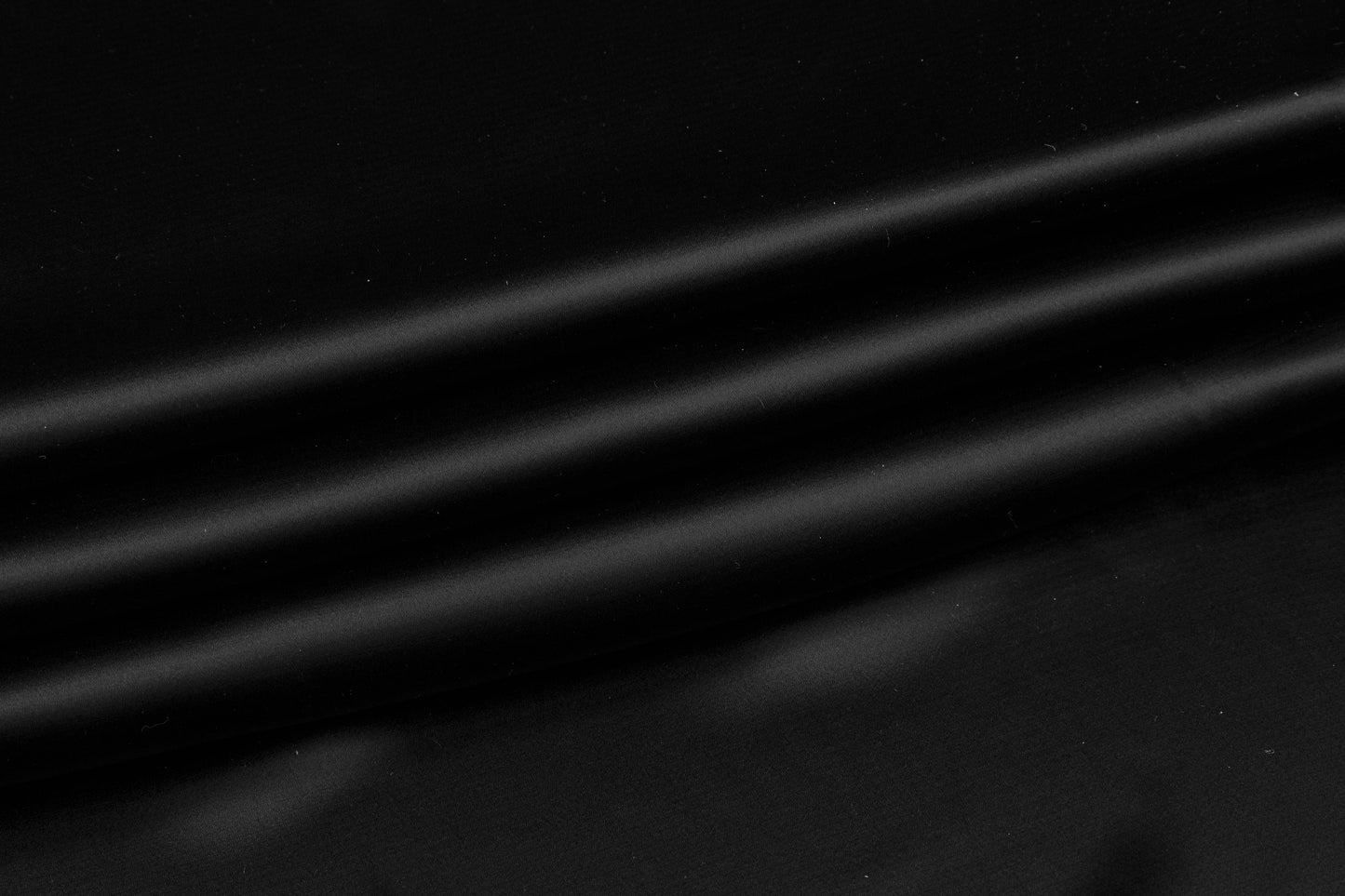 Italian Viscose Acetate Satin - Black