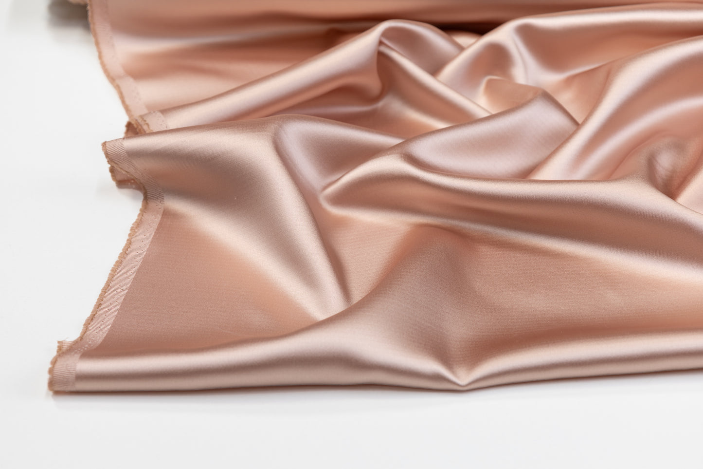 Italian Viscose Acetate Satin - Blush