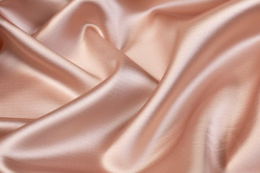 Italian Viscose Acetate Satin - Blush