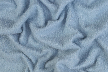 Double-Faced Italian Wool Boucle - Blue