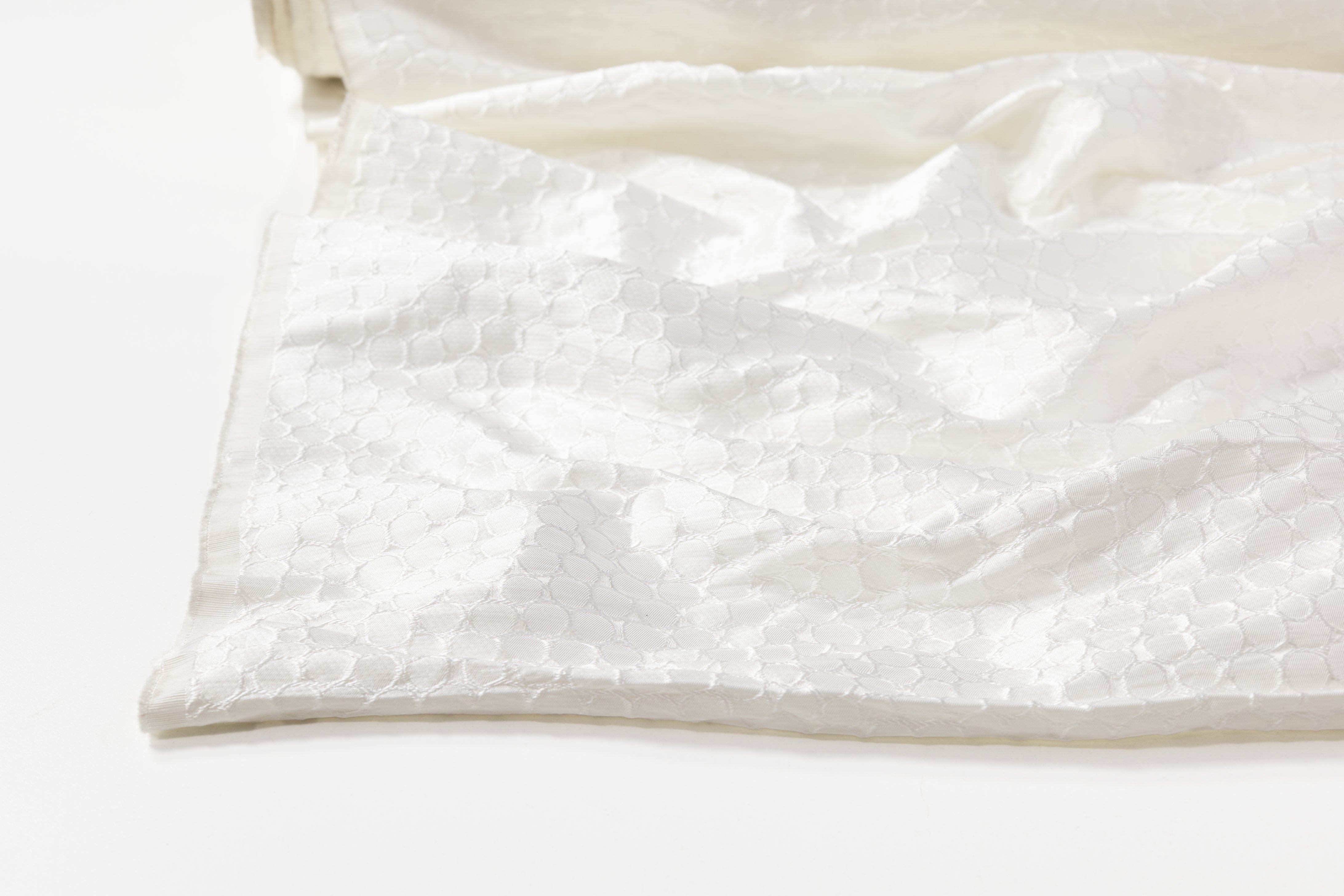 Geometric Brocade - Off White
