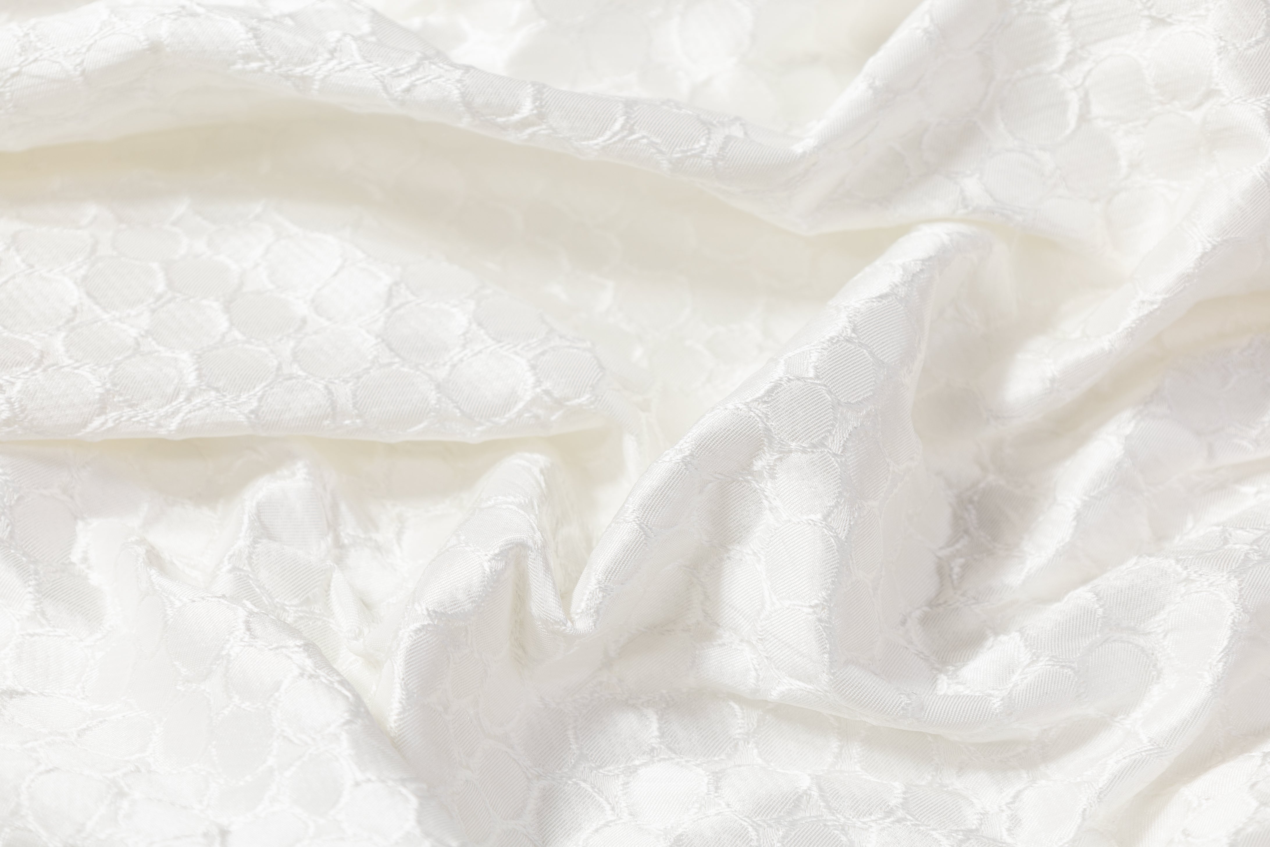 Geometric Brocade - Off White