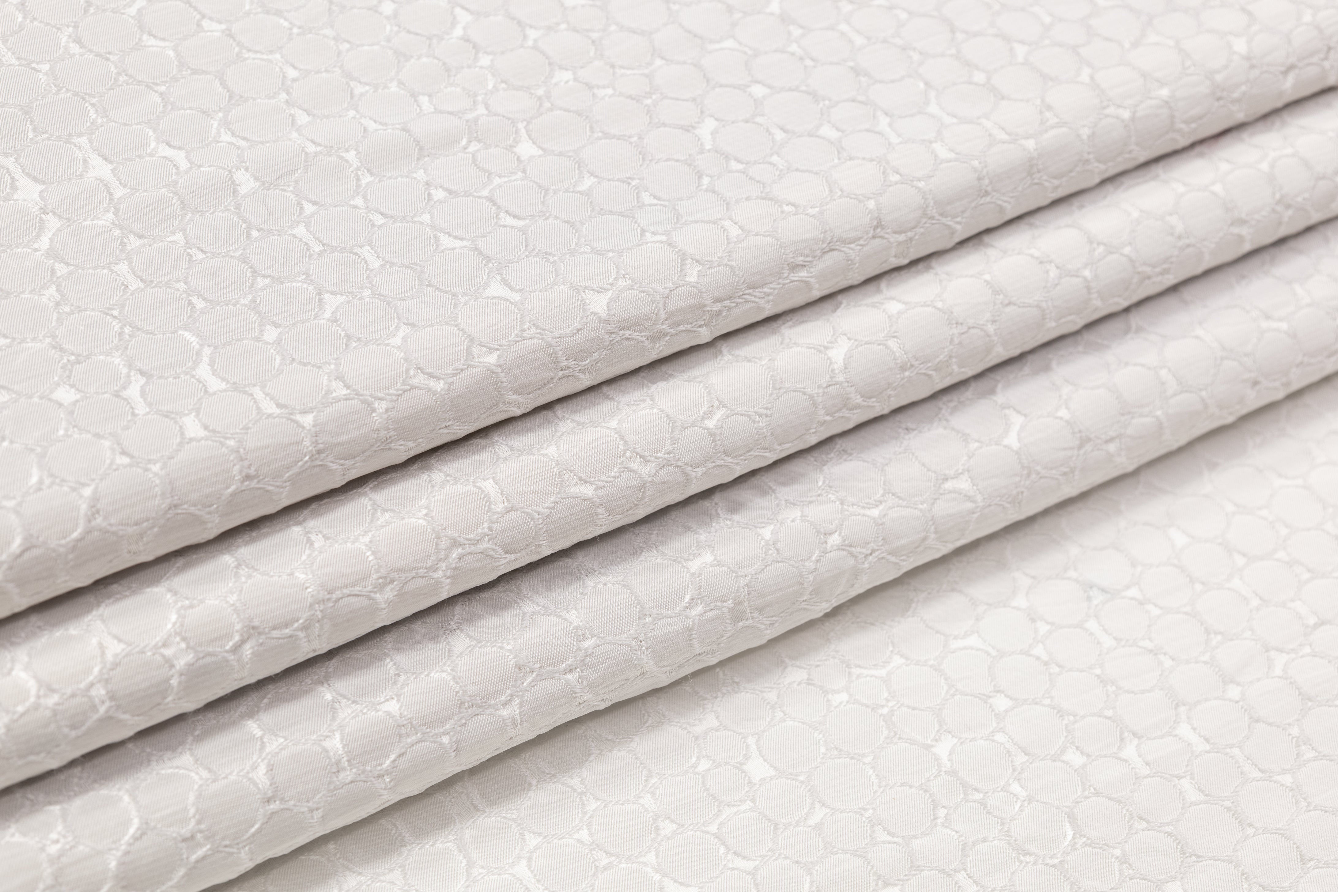 Geometric Brocade - Off White