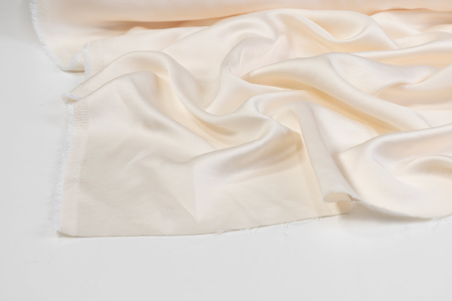 Heavy Viscose Acetate Charmeuse - Ivory