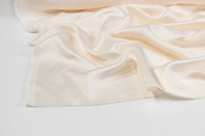 Heavy Viscose Acetate Charmeuse - Ivory