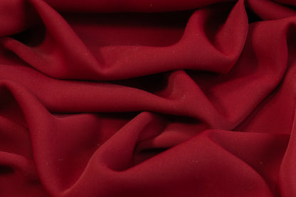 Luxe Italian Crepe - Burgundy