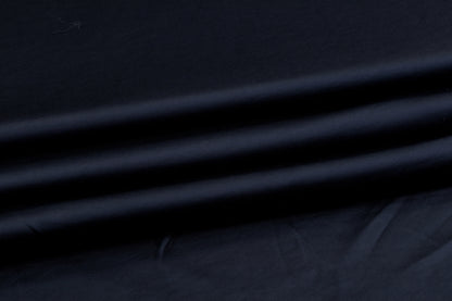 Heavy Viscose Acetate Charmeuse - Navy Blue