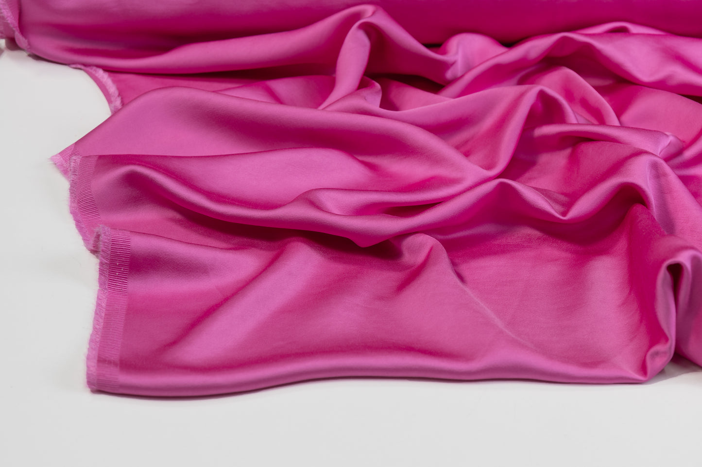 Heavy Viscose Acetate Charmeuse - Magenta
