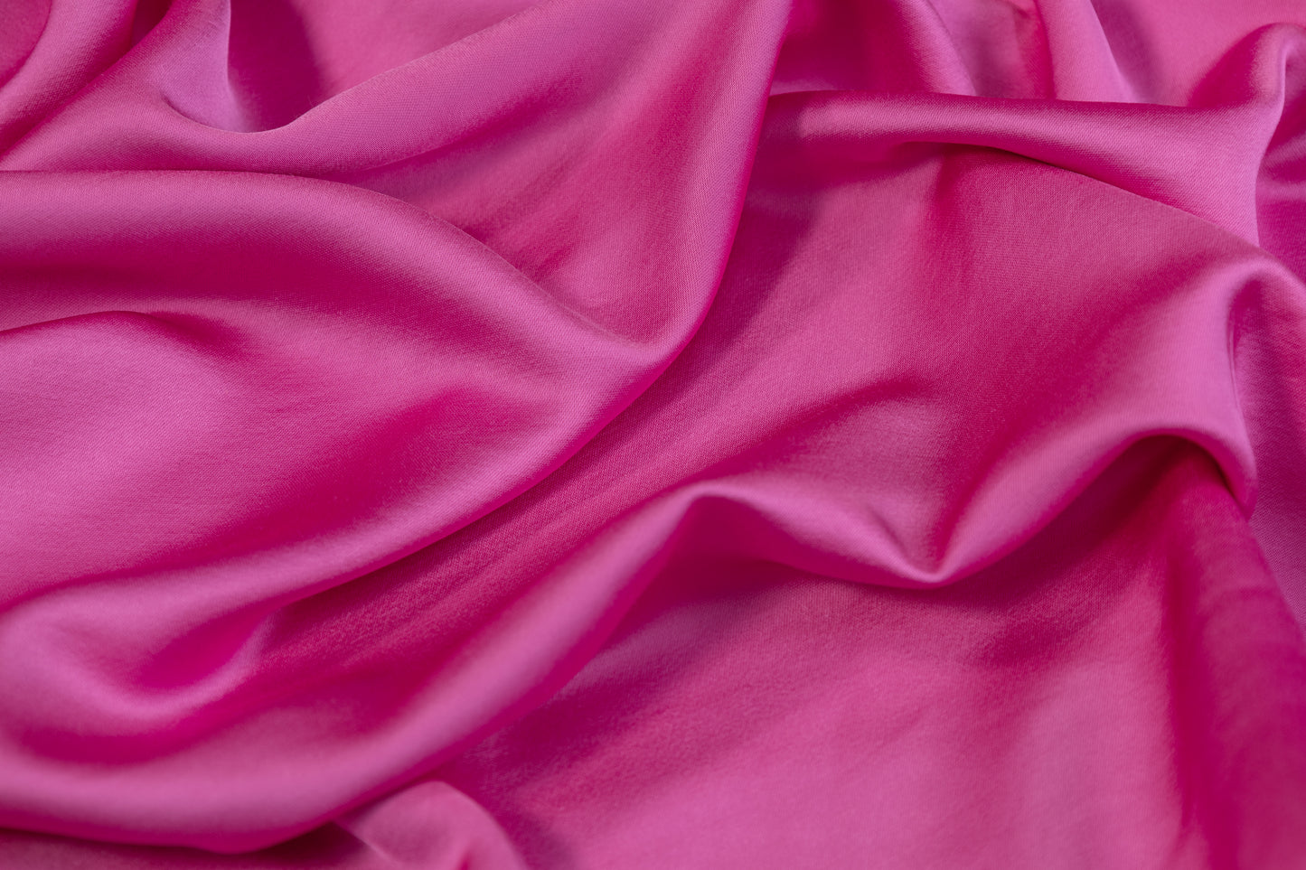 Heavy Viscose Acetate Charmeuse - Magenta