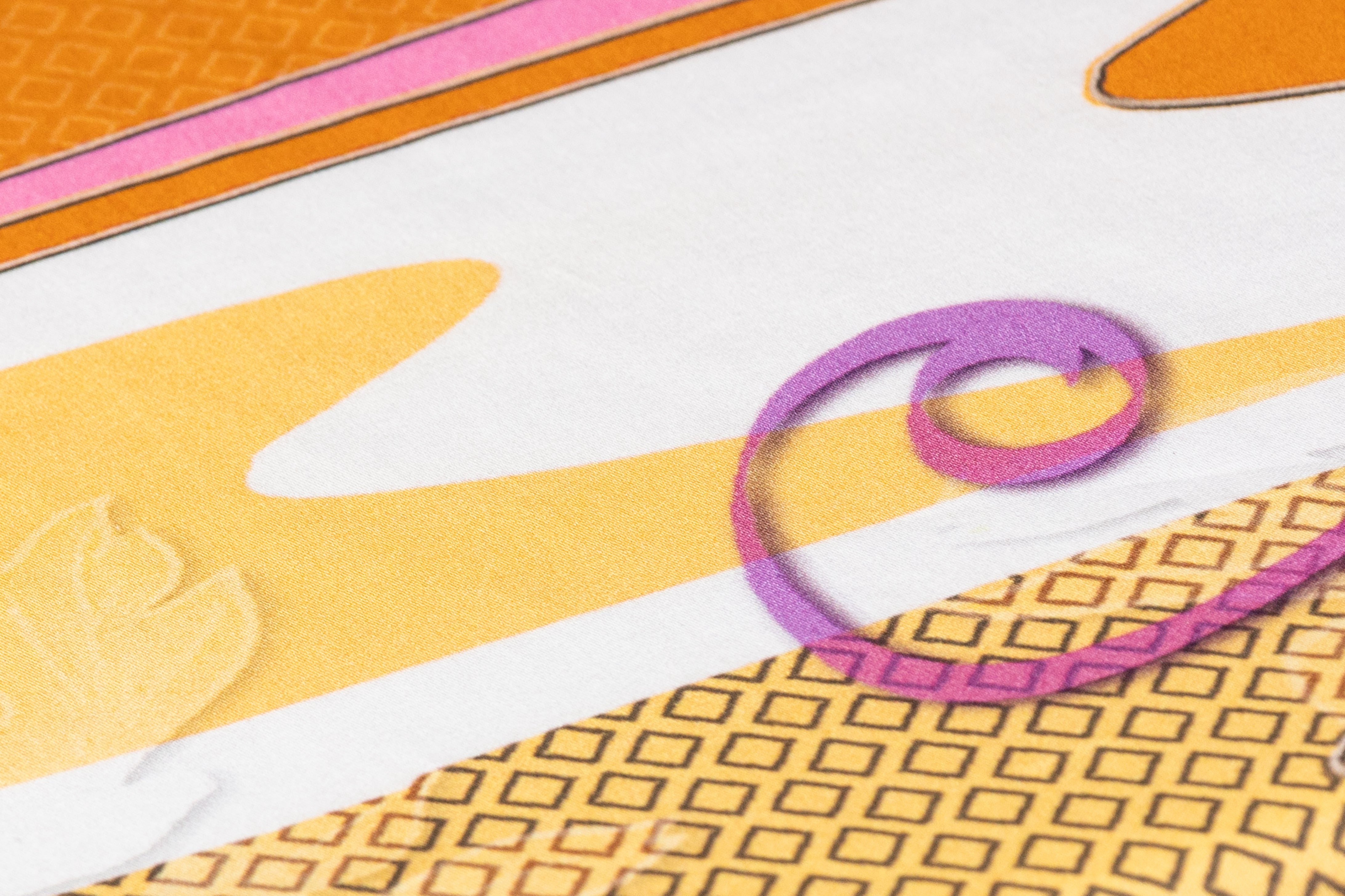 Floral Italian Cotton Sateen - Pink / Orange