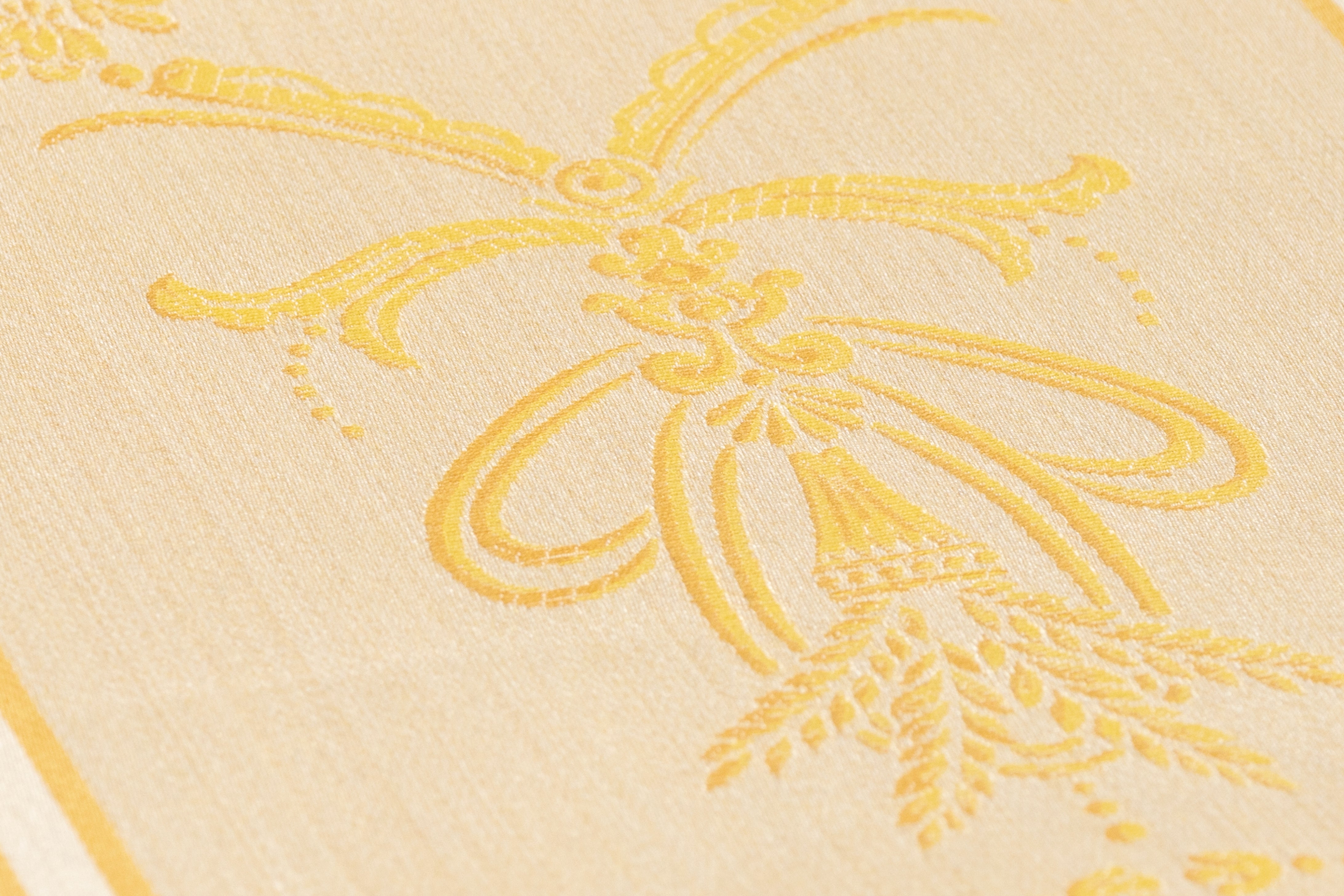 Striped Damask Italian Brocade - Gold