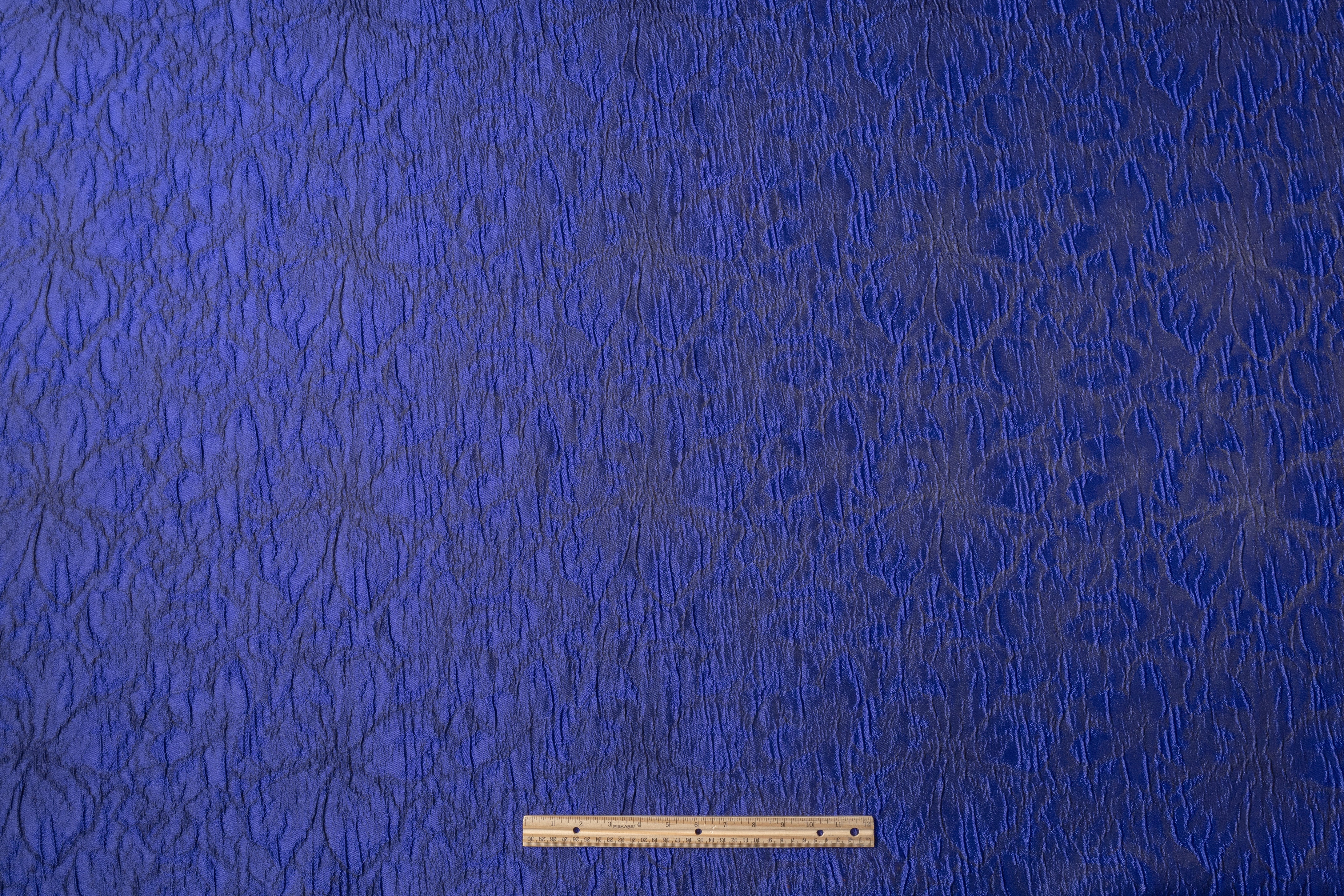 Cloqué Brocade - Blue