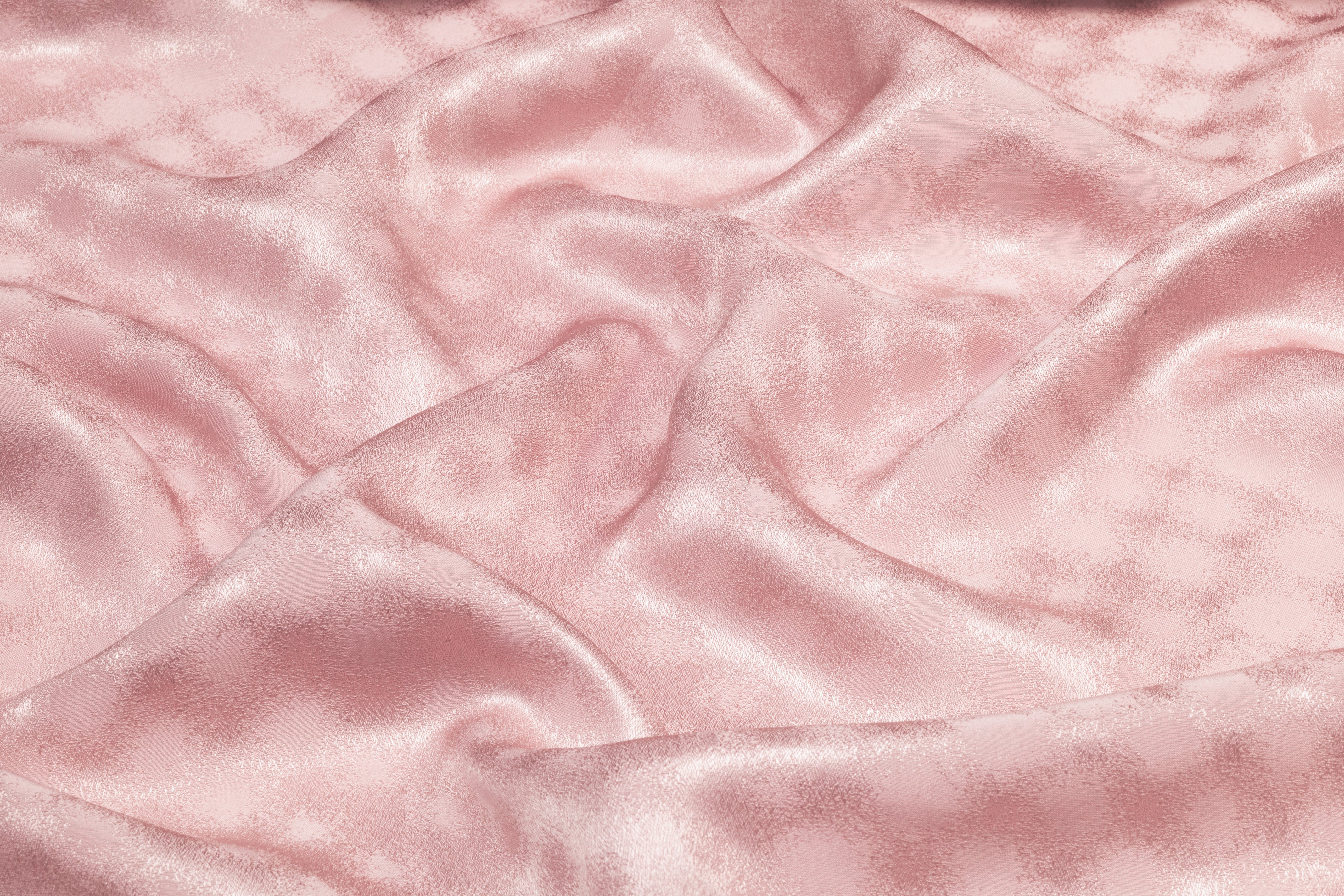 Dotted Italian Silk Jacquard - Pink