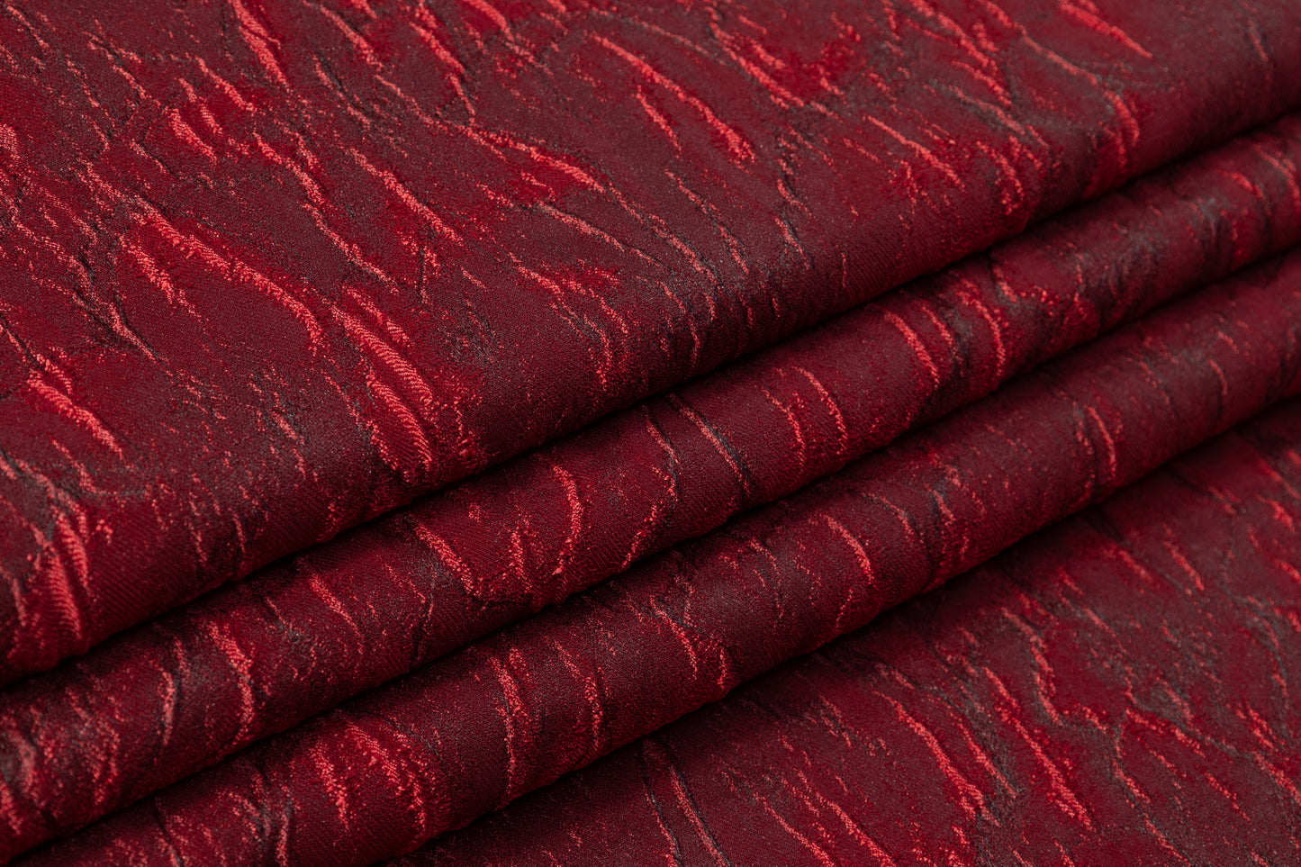 Cloqué Brocade - Red